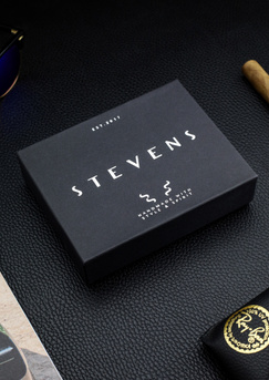 Pánska kožená peňaženka STEVENS Protection RFID Black PREMIUM