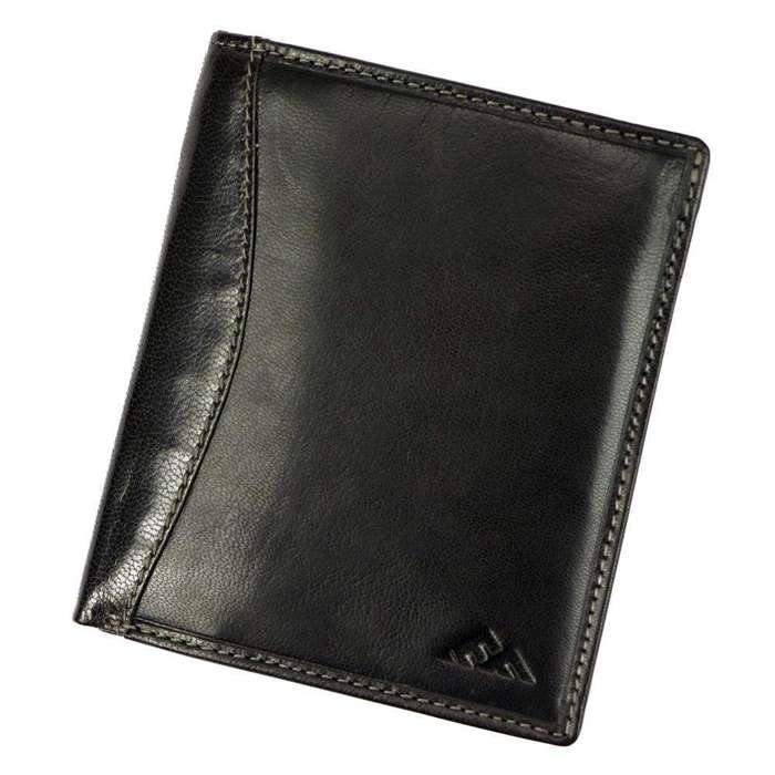 Pánska kožená peňaženka EL FORREST 552-63 RFID čierna s ochranou proti skenovaniu