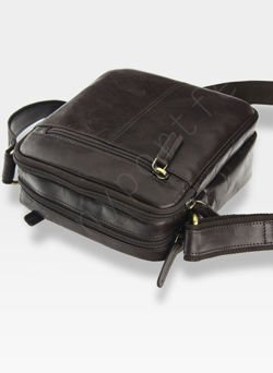 Pánska kožená kabelka Letterman Visconti Prírodná koža S-8 Brown